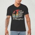 Women's Muay Thai Martial Arts Fighter Retro Vintage Sunset Graphic Men's V-Neck T-Shirt Women's Muay Thai Martial Arts Fighter Retro Vintage Sunset Graphic Men's V-Neck T-Shirt