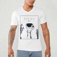 Boxing Chinese Hanzi Muay Thai Kickboxer Fan Boxing Men's V-Neck T-Shirt