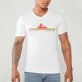 Canoe Canoeing Retro Vintage Canoeing Men's V-Neck T-Shirt Canoe Canoeing Retro Vintage Canoeing Men's V-Neck T-Shirt
