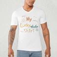 Canoes 2 Person Canadian Kayaks Vintage Canoeist Canoes Raglan Baseball Tee Men's V-Neck T-Shirt Canoes 2 Person Canadian Kayaks Vintage Canoeist Canoes Raglan Baseball Tee Men's V-Neck T-Shirt