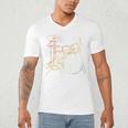 Drum Kit Vintage Look Music Concert Sweatshirt Men's V-Neck T-Shirt