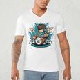 Drum Set Drumming Drummers Drum Kits Music Men's V-Neck T-Shirt Drum Set Drumming Drummers Drum Kits Music Men's V-Neck T-Shirt