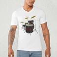 Drummer Drum Kit Premium Tri-Blend Men's V-Neck T-Shirt Drummer Drum Kit Premium Tri-Blend Men's V-Neck T-Shirt