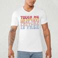 Your First Muay Thai Lecture Is Free Thai Boxing Trainer Men's V-Neck T-Shirt