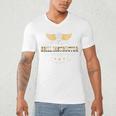 Grill Instructor BBQ Dad – 'Cue Command Op Open Flame Father Men's V-Neck T-Shirt Grill Instructor BBQ Dad – 'Cue Command Op Open Flame Father Men's V-Neck T-Shirt