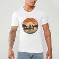 Kayak Kayaker Canoes-Boating Paddle-Life Canadier-Canoe Raglan Baseball Tee Men's V-Neck T-Shirt