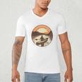 Kayak Kayaker Canoes-Boating Water-Paddle Canadier-Canoe Raglan Baseball Tee Men's V-Neck T-Shirt