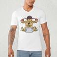 Kickboxing Muay Thai Training Fitness Baby Love Mommy Men's V-Neck T-Shirt