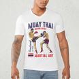 Muay Thai Boxing Spirit Martial Art Men's V-Neck T-Shirt