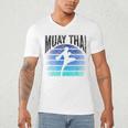 Muay Thai Hobby Fighter Martial Arts Boxing Men's V-Neck T-Shirt