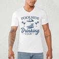 Pool Adult Poolside Drinking Club Summer Swimming Pool Party Men's V-Neck T-Shirt Pool Adult Poolside Drinking Club Summer Swimming Pool Party Men's V-Neck T-Shirt