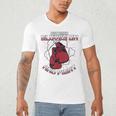 Put Your Gloves On And Fight Muay Thai Kickboxer Fan Boxing Men's V-Neck T-Shirt