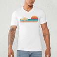 Retro Vintage For Canoeists And Paddle Men's V-Neck T-Shirt