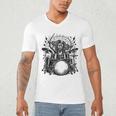 Spaniel Rock Drum Kit Men's V-Neck T-Shirt