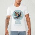 SWIMMING SPORT COMPETITIVE SWIM Men's V-Neck T-Shirt SWIMMING SPORT COMPETITIVE SWIM Men's V-Neck T-Shirt