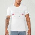 United States Canoe Canoeing Raglan Baseball Tee Men's V-Neck T-Shirt