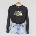 Canoe Tripper Loading Portage Pack First Light Raglan Sleeve Sweatshirt Dark Grey Heather