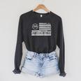 Canoeing Canoe US American Flag Patriotic Retro Raglan Baseball Tee Raglan Sleeve Sweatshirt Dark Grey Heather
