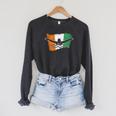 Cool Ireland Flag Vintage Irish Flag Swimmer Fly Swimming Raglan Sleeve Sweatshirt Dark Grey Heather Cool Ireland Flag Vintage Irish Flag Swimmer Fly Swimming Raglan Sleeve Sweatshirt Dark Grey Heather
