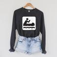 Cool Outdoor Water Sport Canoe Raglan Baseball Tee Raglan Sleeve Sweatshirt Dark Grey Heather Cool Outdoor Water Sport Canoe Raglan Baseball Tee Raglan Sleeve Sweatshirt Dark Grey Heather