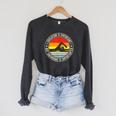 Education Is Important But Swimming Is Importanter Raglan Sleeve Sweatshirt Dark Grey Heather