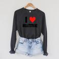 I Love Breaststroke Heart Swim Swimmer Pool Swimming Raglan Sleeve Sweatshirt Dark Grey Heather I Love Breaststroke Heart Swim Swimmer Pool Swimming Raglan Sleeve Sweatshirt Dark Grey Heather