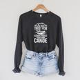 Love Many Trust Few Always Paddle Your Own Canoe Rafting Raglan Sleeve Sweatshirt Dark Grey Heather