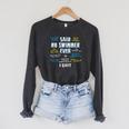 Said No Swimmer Ever Competitive Swimming Quotes Raglan Sleeve Sweatshirt Dark Grey Heather Said No Swimmer Ever Competitive Swimming Quotes Raglan Sleeve Sweatshirt Dark Grey Heather