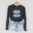 Nobody Cares Swim Faster Swimming Swim Team Raglan Sleeve Sweatshirt Dark Grey Heather Nobody Cares Swim Faster Swimming Swim Team Raglan Sleeve Sweatshirt Dark Grey Heather