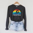 I Pee In Pools Swimmer Swimming Coach Player Graphic Raglan Sleeve Sweatshirt Dark Grey Heather I Pee In Pools Swimmer Swimming Coach Player Graphic Raglan Sleeve Sweatshirt Dark Grey Heather