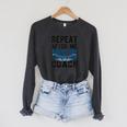 Repeat Yes Swim Coach Swimming Coach Raglan Sleeve Sweatshirt Dark Grey Heather Repeat Yes Swim Coach Swimming Coach Raglan Sleeve Sweatshirt Dark Grey Heather