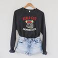 Swim Coach Saying Cute Swimming Coach Appreciation Raglan Sleeve Sweatshirt Dark Grey Heather