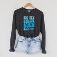 In My Swim Dad Era Swim Dad Swimming Fathers Day Raglan Sleeve Sweatshirt Dark Grey Heather In My Swim Dad Era Swim Dad Swimming Fathers Day Raglan Sleeve Sweatshirt Dark Grey Heather