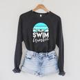 Swim Team Shirt Aunt Auntie Nephew Swimming Swimmer Raglan Sleeve Sweatshirt Dark Grey Heather Swim Team Shirt Aunt Auntie Nephew Swimming Swimmer Raglan Sleeve Sweatshirt Dark Grey Heather
