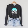Swim Team Shirt Grandma Mama Swimming Meet Swimmer Raglan Sleeve Sweatshirt Dark Grey Heather Swim Team Shirt Grandma Mama Swimming Meet Swimmer Raglan Sleeve Sweatshirt Dark Grey Heather
