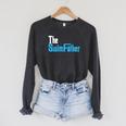 The SwimFather Saying Tee For Swimming Fatehrs Raglan Sleeve Sweatshirt Dark Grey Heather The SwimFather Saying Tee For Swimming Fatehrs Raglan Sleeve Sweatshirt Dark Grey Heather