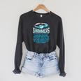 Swimmers Do More Kicks I For Swimming Lovers Raglan Sleeve Sweatshirt Dark Grey Heather