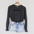 Swimming Enthusiast Minimalist Water Sports Raglan Sleeve Sweatshirt Dark Grey Heather Swimming Enthusiast Minimalist Water Sports Raglan Sleeve Sweatshirt Dark Grey Heather