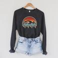 Swimming Heartbeat Retro Swim Swimmer Men Women Raglan Sleeve Sweatshirt Dark Grey Heather Swimming Heartbeat Retro Swim Swimmer Men Women Raglan Sleeve Sweatshirt Dark Grey Heather