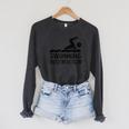 Swimming Instructor Lesson Swim Coach Raglan Sleeve Sweatshirt Dark Grey Heather Swimming Instructor Lesson Swim Coach Raglan Sleeve Sweatshirt Dark Grey Heather