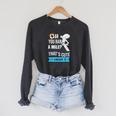 Swimming Saying For Swimmers Raglan Sleeve Sweatshirt Dark Grey Heather
