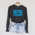 Swimming Swimmer Swim Raglan Sleeve Sweatshirt Dark Grey Heather