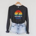 Synchronized Swimming Oxygen Is Overrated Raglan Sleeve Sweatshirt Dark Grey Heather