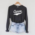 Team Canoe Raglan Sleeve Sweatshirt Dark Grey Heather