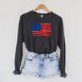 Vintage American Flag Swim Team Swimmer Funny Swimming Gift Raglan Sleeve Sweatshirt Dark Grey Heather Vintage American Flag Swim Team Swimmer Funny Swimming Gift Raglan Sleeve Sweatshirt Dark Grey Heather