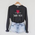 Vintage Swim Mom Shirt Swimming Family Swimmer Raglan Sleeve Sweatshirt Dark Grey Heather Vintage Swim Mom Shirt Swimming Family Swimmer Raglan Sleeve Sweatshirt Dark Grey Heather