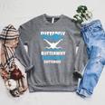 Butterfly Butterwhy Buttercry Swimming Swimmer Raglan Sleeve Sweatshirt Deep Heather Butterfly Butterwhy Buttercry Swimming Swimmer Raglan Sleeve Sweatshirt Deep Heather