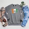 Cool Ireland Flag Vintage Irish Flag Swimmer Fly Swimming Raglan Sleeve Sweatshirt Deep Heather Cool Ireland Flag Vintage Irish Flag Swimmer Fly Swimming Raglan Sleeve Sweatshirt Deep Heather