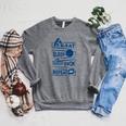 Eat Sleep Swimming Repeat Swimming Raglan Sleeve Sweatshirt Deep Heather