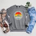 Education Is Important But Swimming Is Importanter Raglan Sleeve Sweatshirt Deep Heather